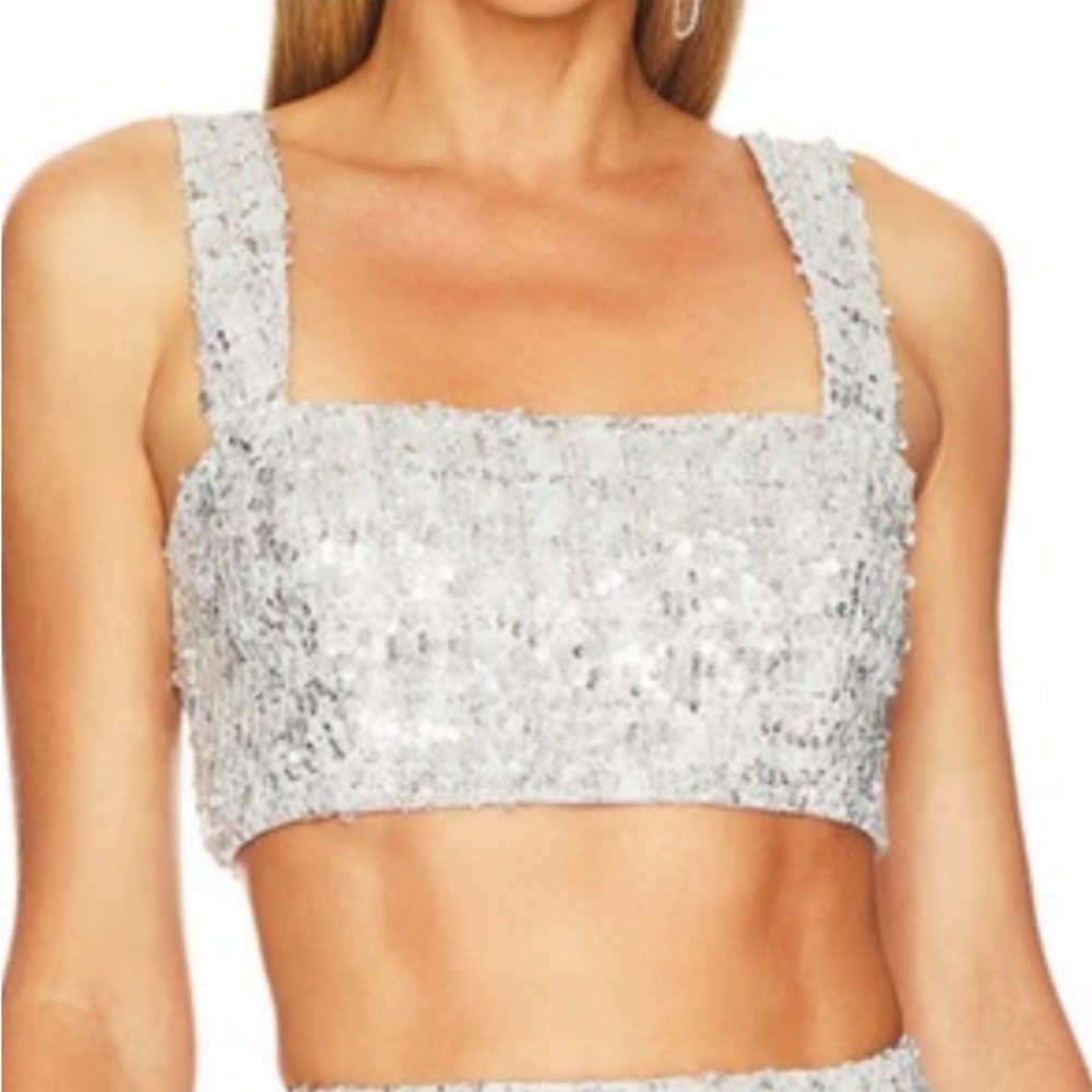 Amanda Uprichard sequin top